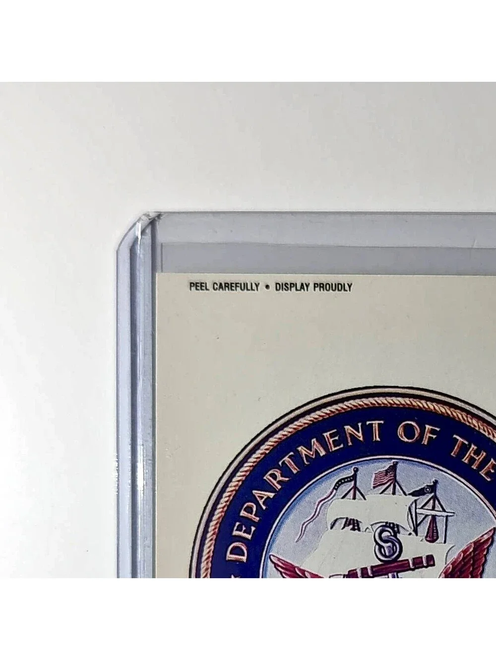 U.S. Navy 1991 Topps Desert Storm #20 Sticker Card